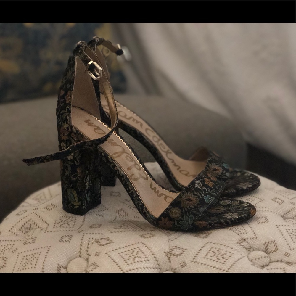 Sam Edelman floral pattern heels, size 8.5